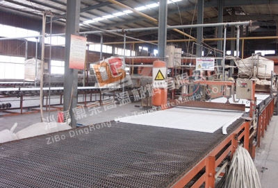 Ceramic fiber blanket